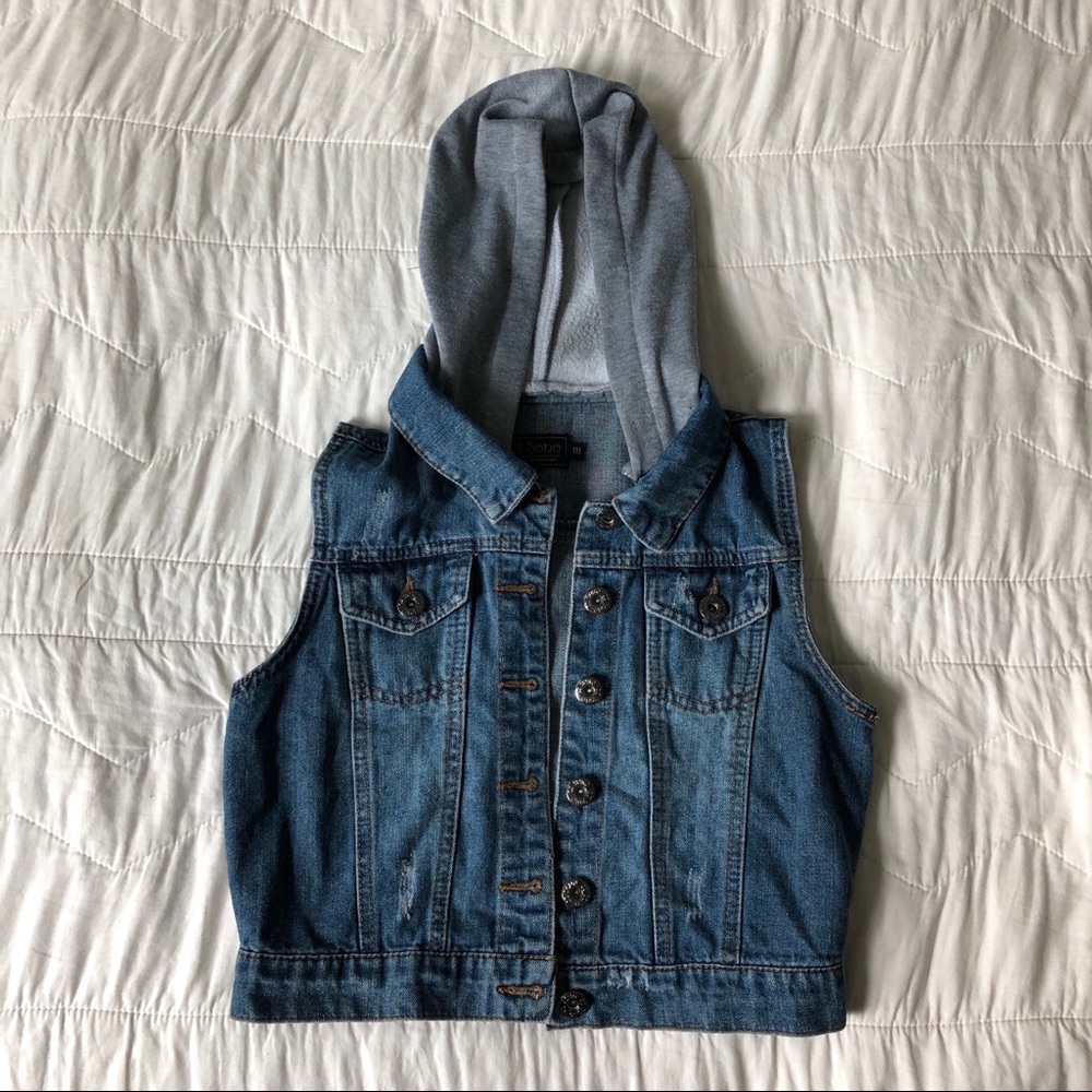 Denim Vest.